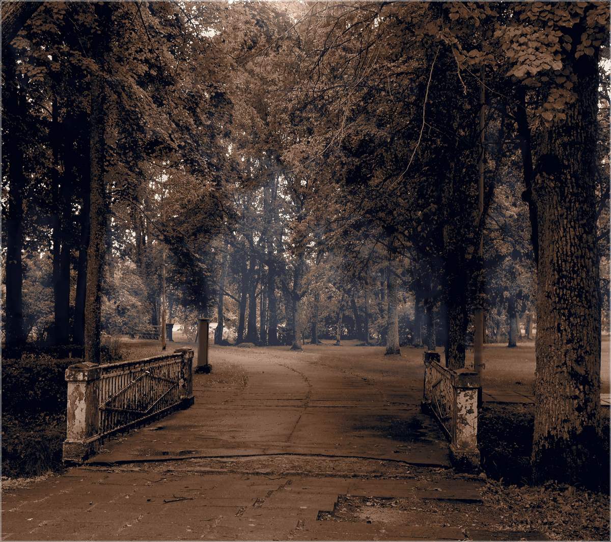 photo "Bridge to the Nowhere" tags: landscape, 