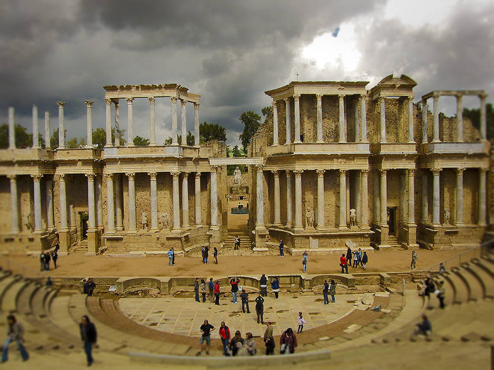 фото "Roman theater of Merida" метки: архитектура, 