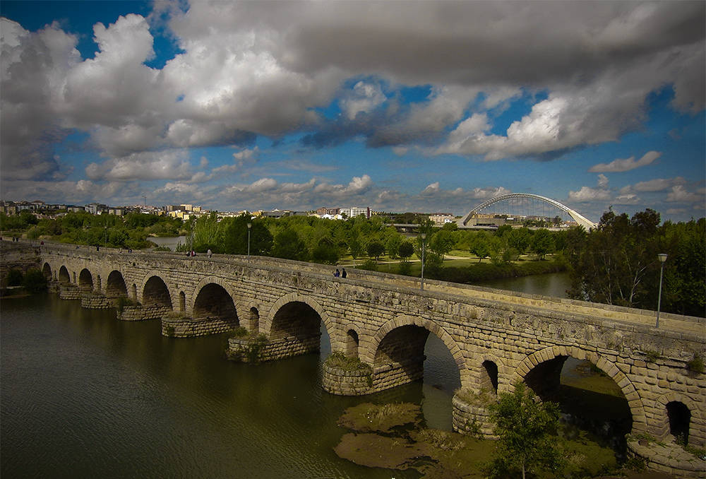 photo "Roman bridge of Merida" tags: architecture, 