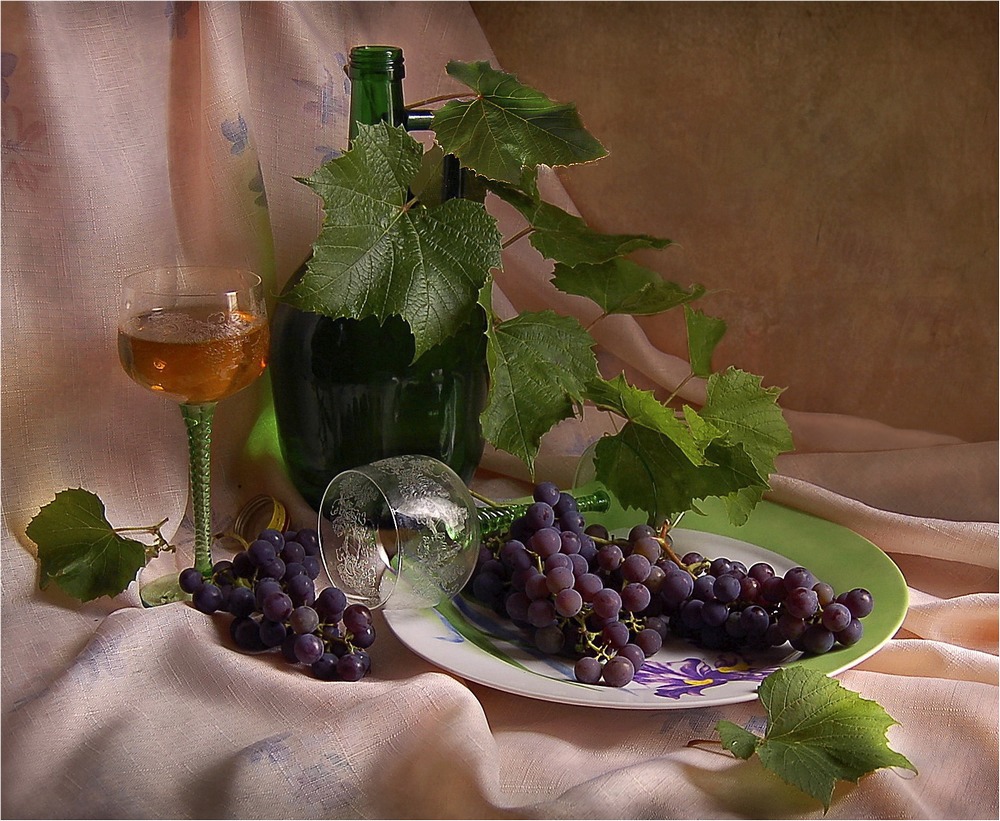 фото "Очарование  неспелого  винограда..." метки: натюрморт, 