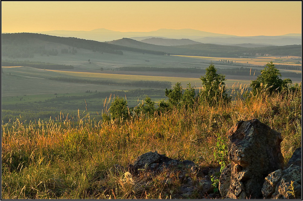 фото "вечер на Урале - 2" метки: путешествия, пейзаж, природа, горы, закат, лес, лето