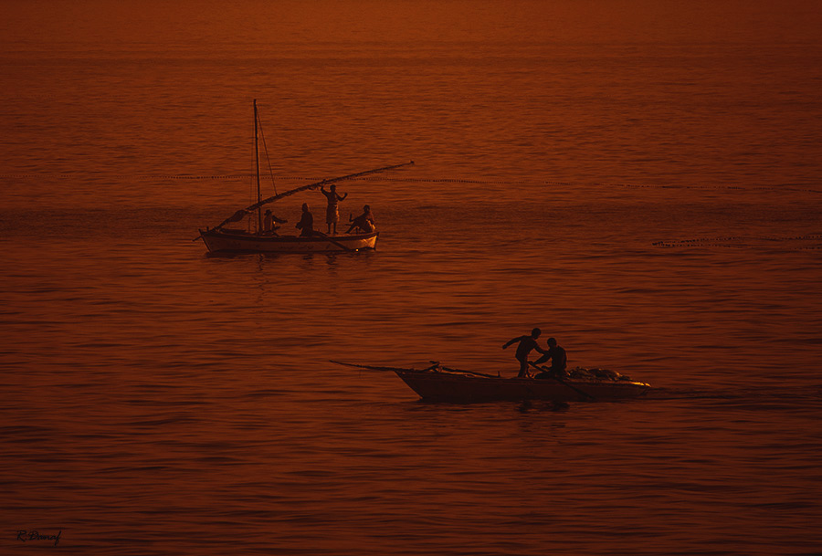 photo "Fishing" tags: travel, reporting, Africa, sunset, water