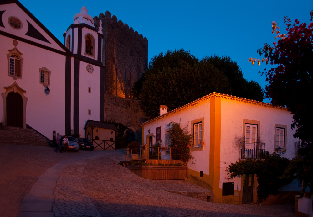 фото "Castle of Obidos" метки: город, архитектура, Португалия, лето, ночь