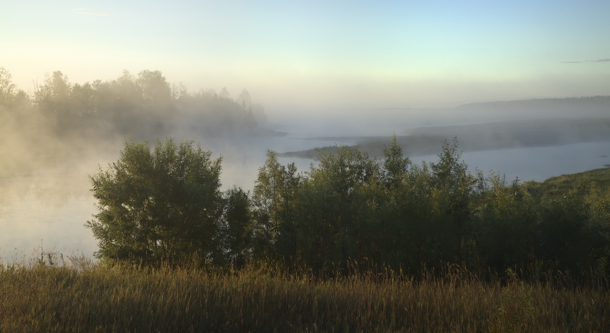 photo "***" tags: landscape, fog, summer