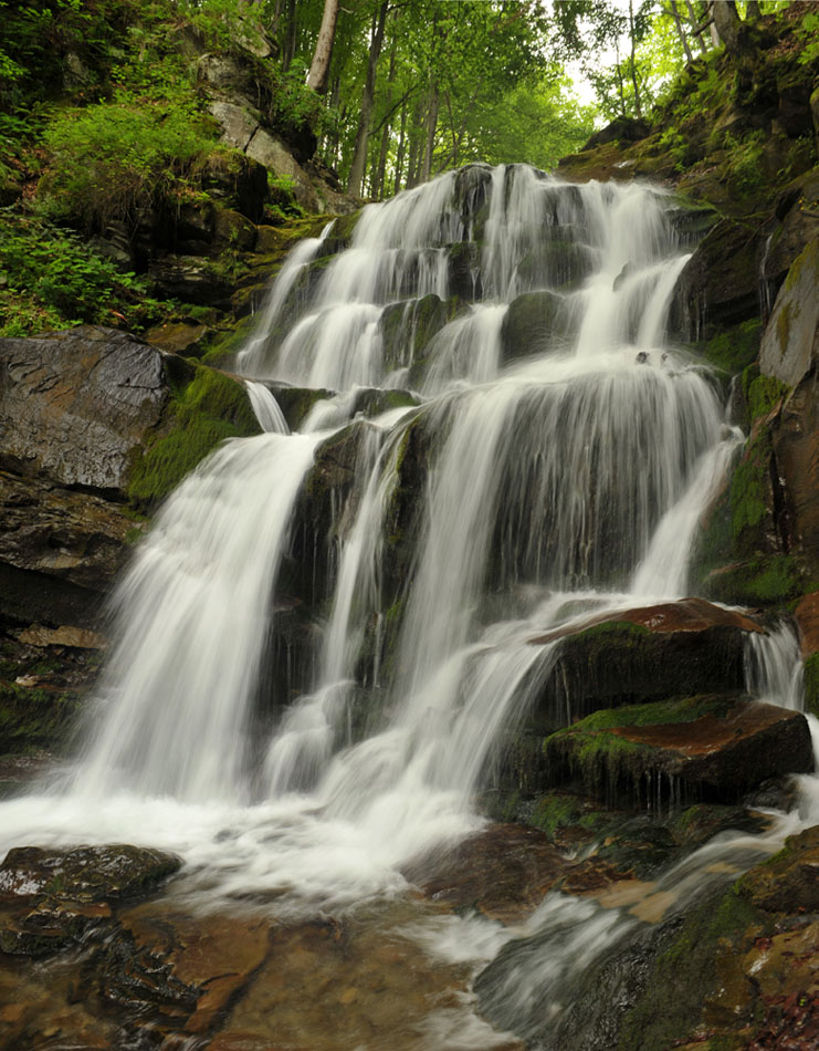 photo "Shipot Falls" tags: landscape, nature, Ukraine, mountains, Шипот, водопад, закарпатье, пороги