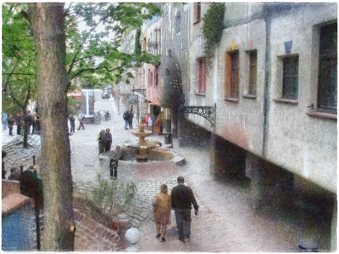 фото "Вена. Дом Хундертвассера" метки: город, digital art, 