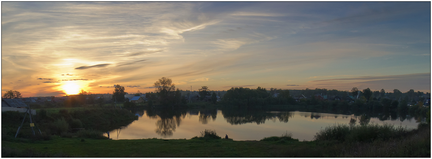 photo "***" tags: landscape, nature, clouds, evening, lake, sky, summer, sunset, water