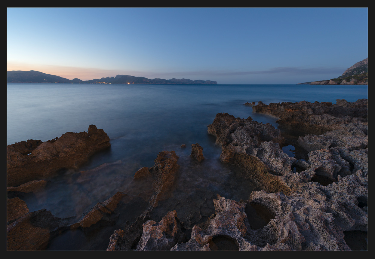 photo "***" tags: landscape, travel, nature, Majorca, Spain, coast, mountains, night, sea, summer, sunset, water