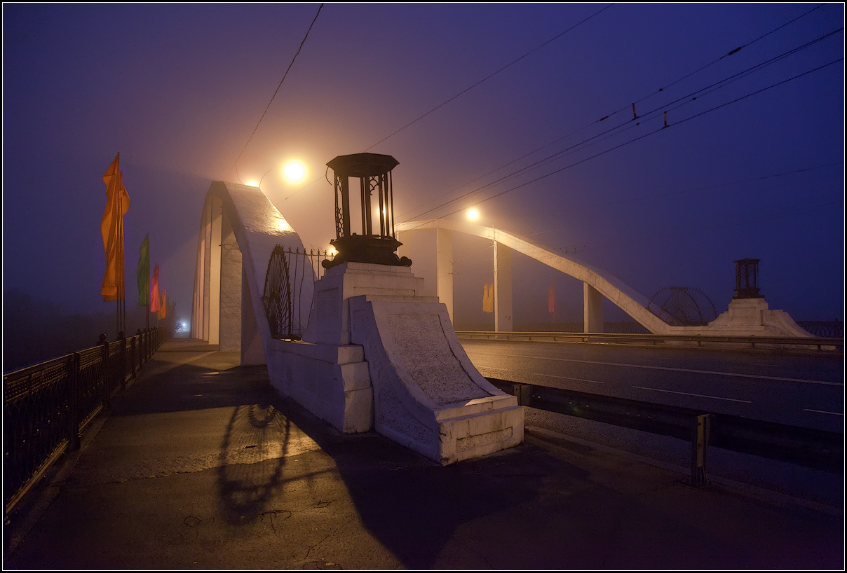 фото "туман в городе" метки: город, 