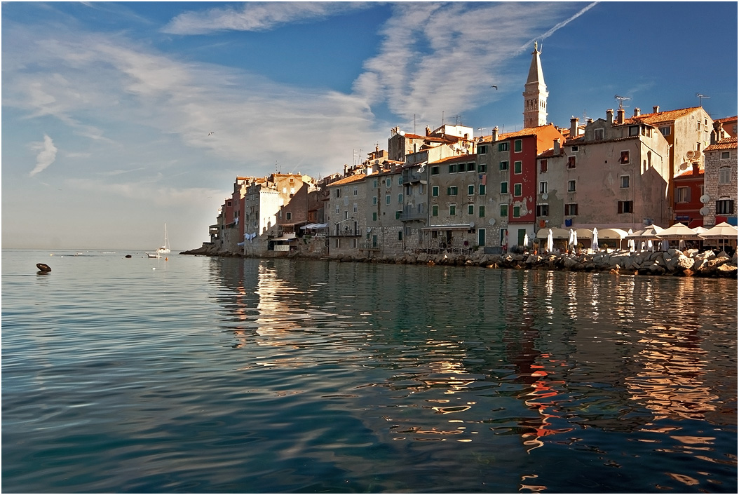 photo "The old Rovinj" tags: landscape, clouds, sea, Ровинь, Хорватия