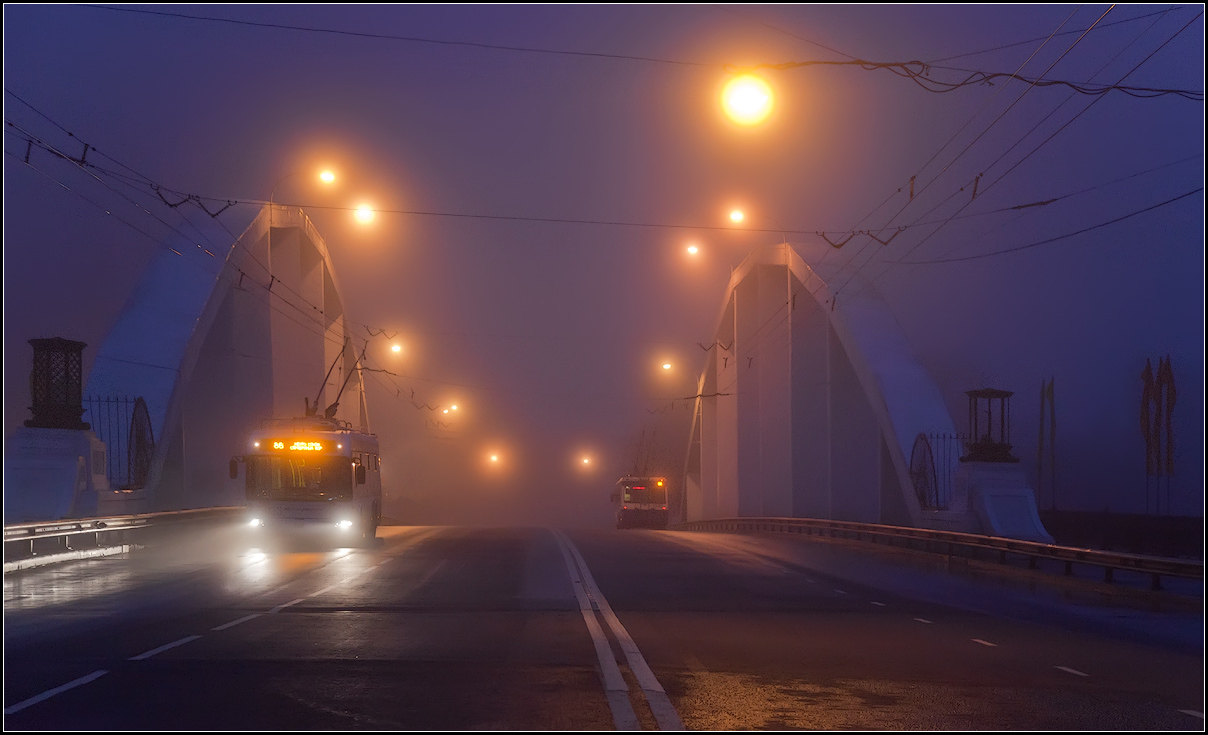 photo "fog in city" tags: city, 