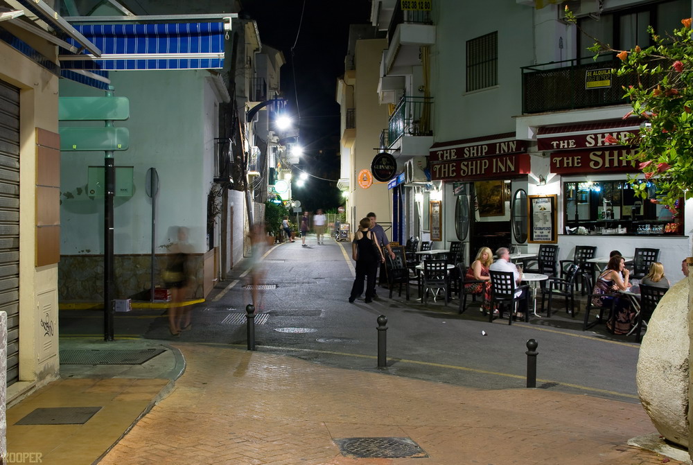 фото "Типичная Испания" метки: архитектура, путешествия, город, Испания, красота, ночь, торремалинос, улочка