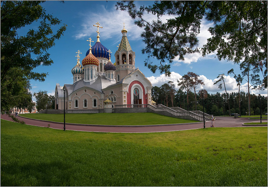 фото "Храм в Переделкине" метки: пейзаж, архитектура, храм