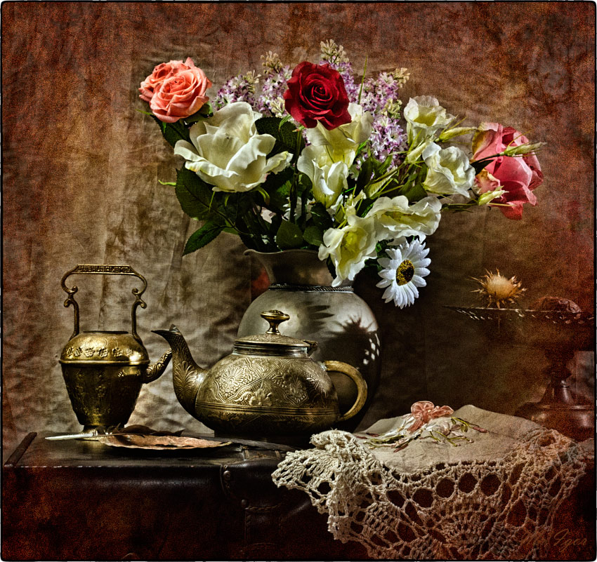 фото "С цветами и чайниками" метки: , With flowers and kettles, С цветами и чайниками