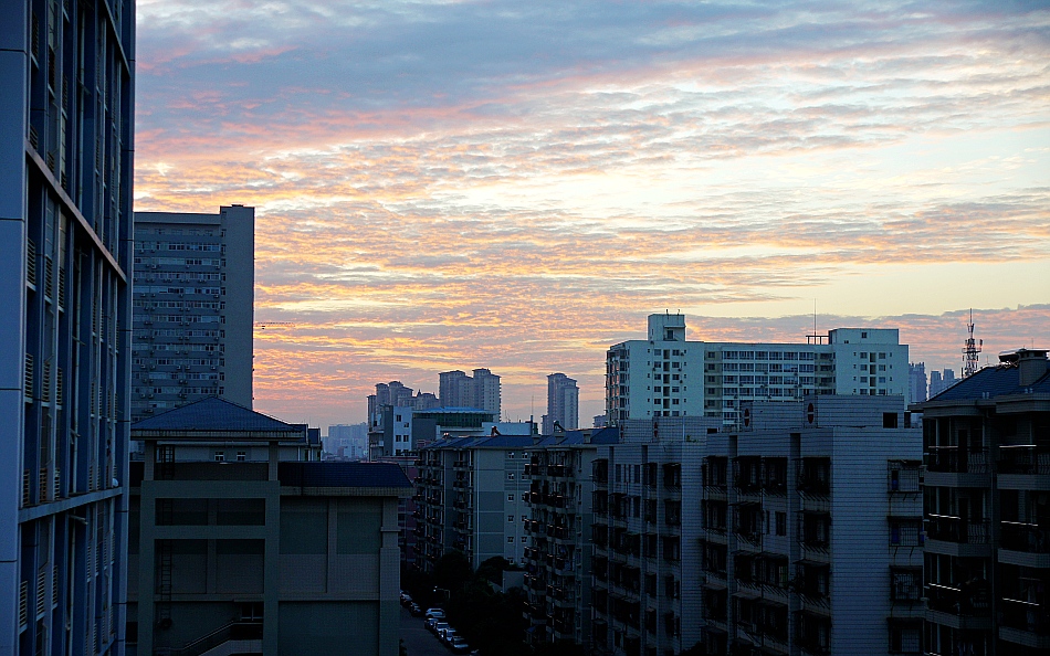 photo "in the moring" tags: landscape, city, travel, Asia, clouds, sun