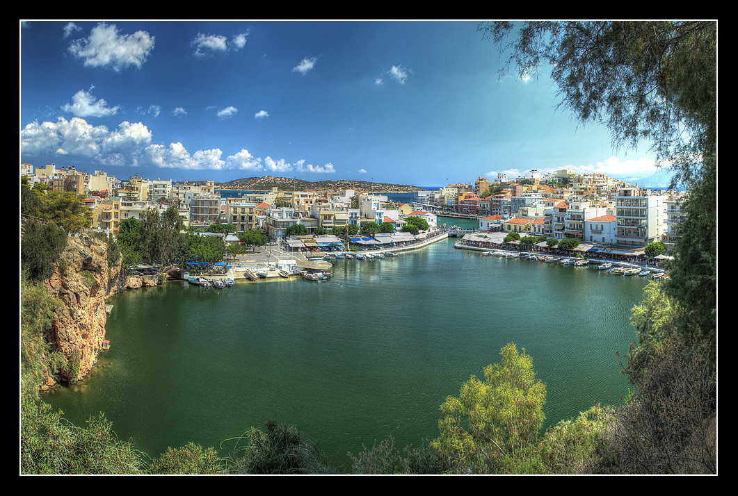 photo "Agios Nikolas" tags: landscape, travel, architecture, Agios Nikolas, Europe, Greece, building, mountains, sea, water, Агиос Николас, Крит