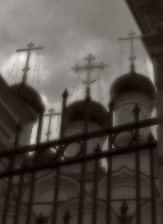photo "***" tags: architecture, black&white, Москва. Храм Николая Чудотворц