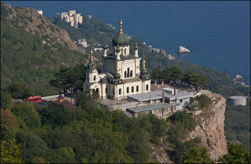 фото "Форосская церковь" метки: архитектура, пейзаж, путешествия, здание, лето, храм