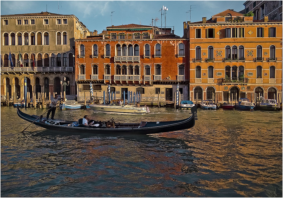 photo "The Grand Canal..." tags: travel, landscape, Italy, Venice, большой канал, гондола