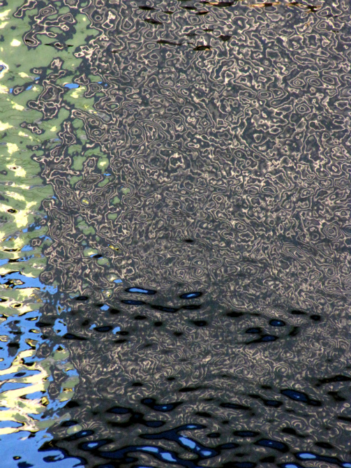 photo "aqua" tags: abstract, landscape, fragment, reflections, water