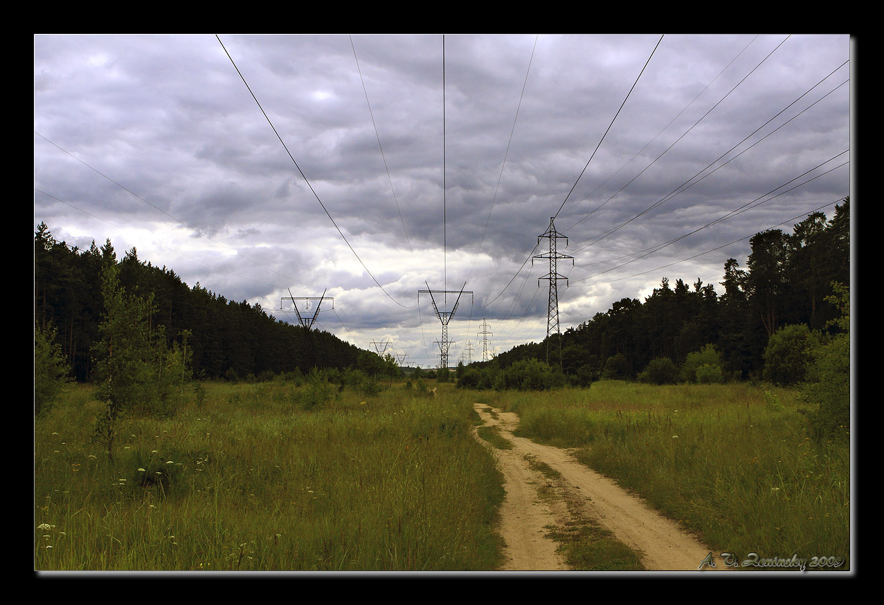 photo "Under this sky ..." tags: landscape, travel, misc., Europe, clouds, forest, meadow, summer