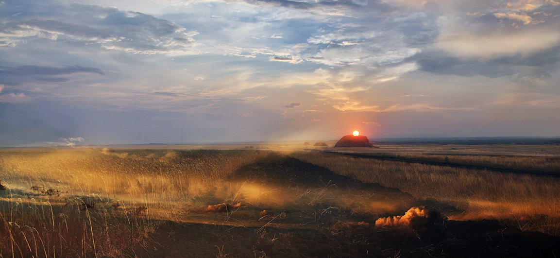 photo "Stacks Russia" tags: landscape, clouds, stacks Russia, стога России