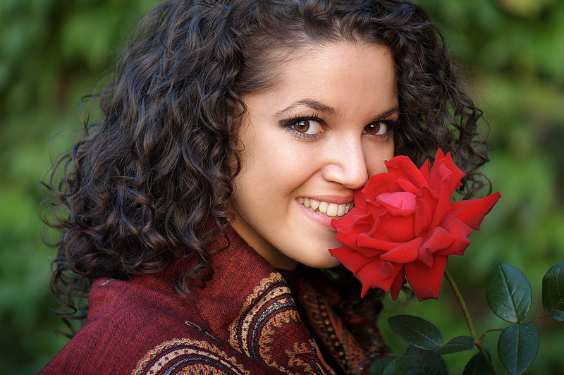 photo "The smell of roses 2" tags: portrait, 