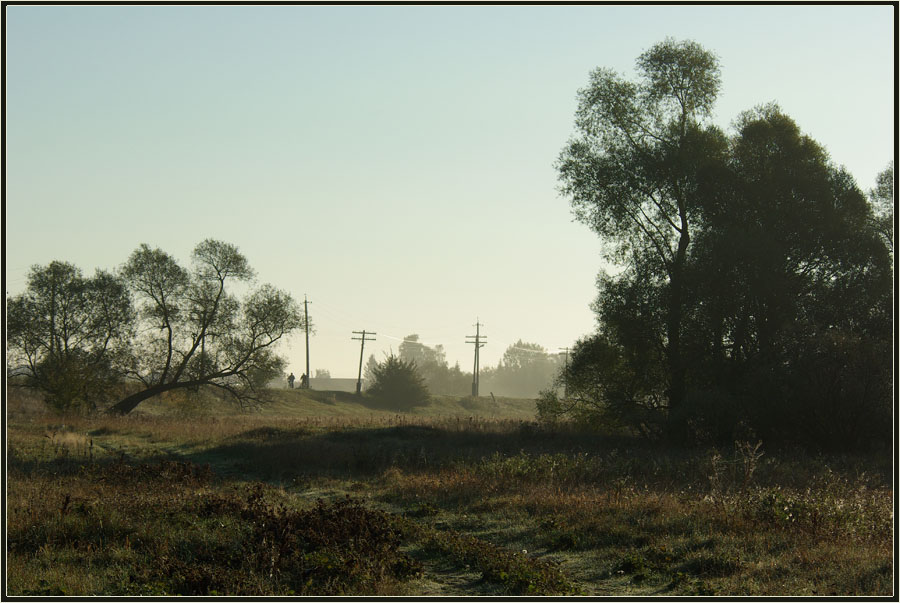 photo "***" tags: landscape, утро туман дорога