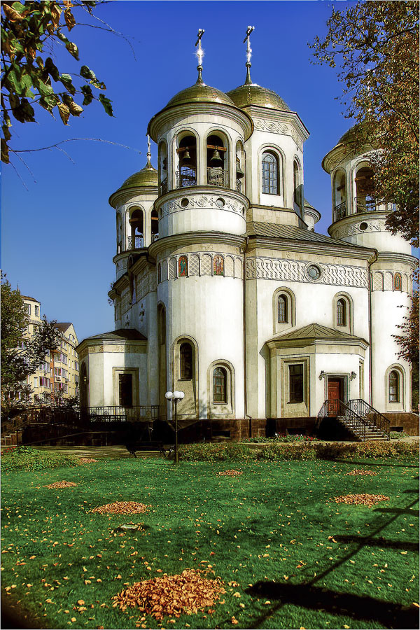 фото "Церковь в Звенигороде" метки: архитектура, 