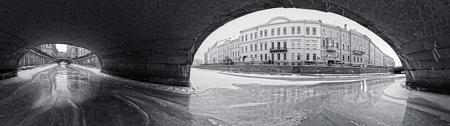 photo "***" tags: architecture, city, panoramic, bridge, winter, ч/б