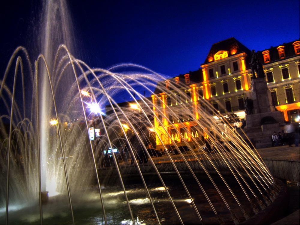 photo "Traian Hotel" tags: city, travel, Europe, night