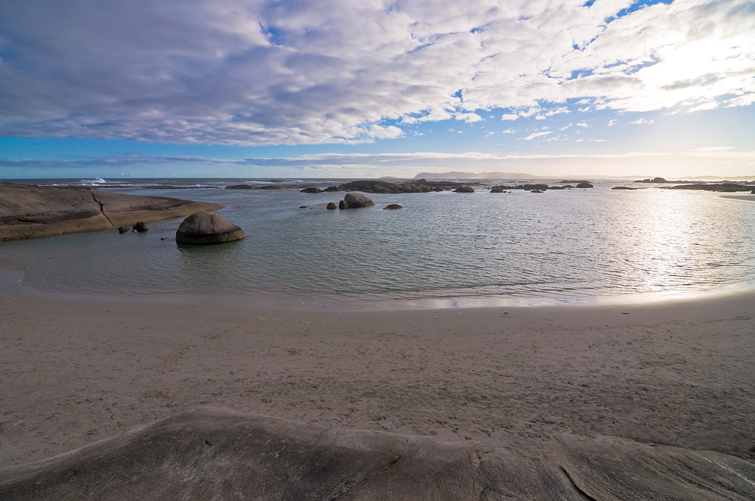 photo "Cold evening" tags: landscape, ocean, rocks, sunset, water