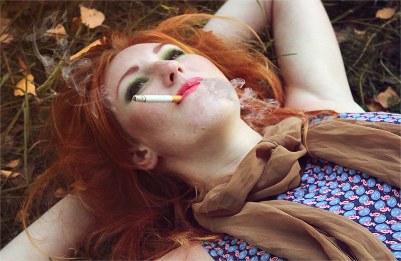 фото "redhead smoke" метки: портрет, 