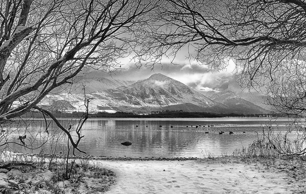 photo "Winter comes to Bassenthwaite" tags: black&white, landscape, 