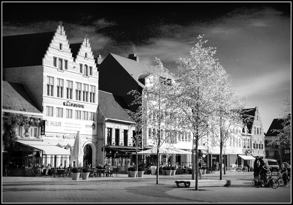 photo "Dark sky over Paradise" tags: black&white, Belgium, Geel