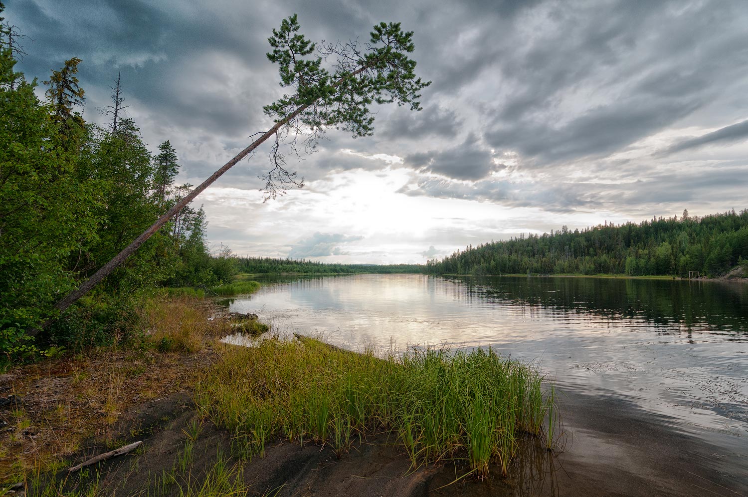 photo "***" tags: landscape, travel, Karelia, clouds, forest, lake, summer, water