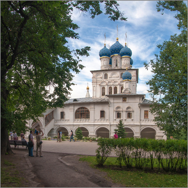 фото "Церковь Казанской иконы Божией матери" метки: пейзаж, архитектура, Москва, Россия, храм