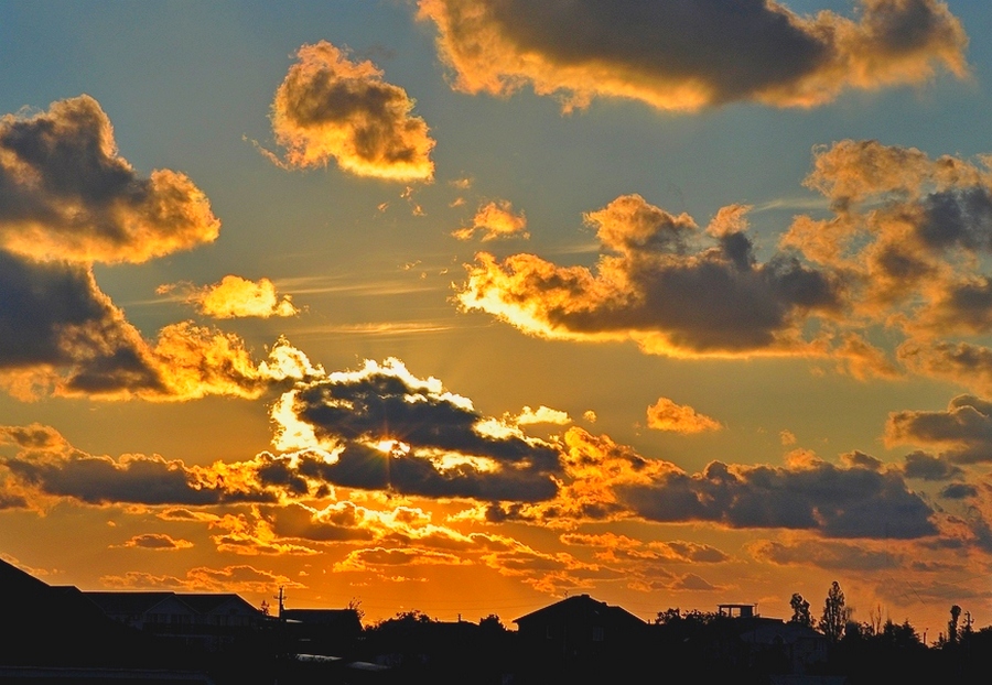 photo "***" tags: landscape, clouds, sky, sunset