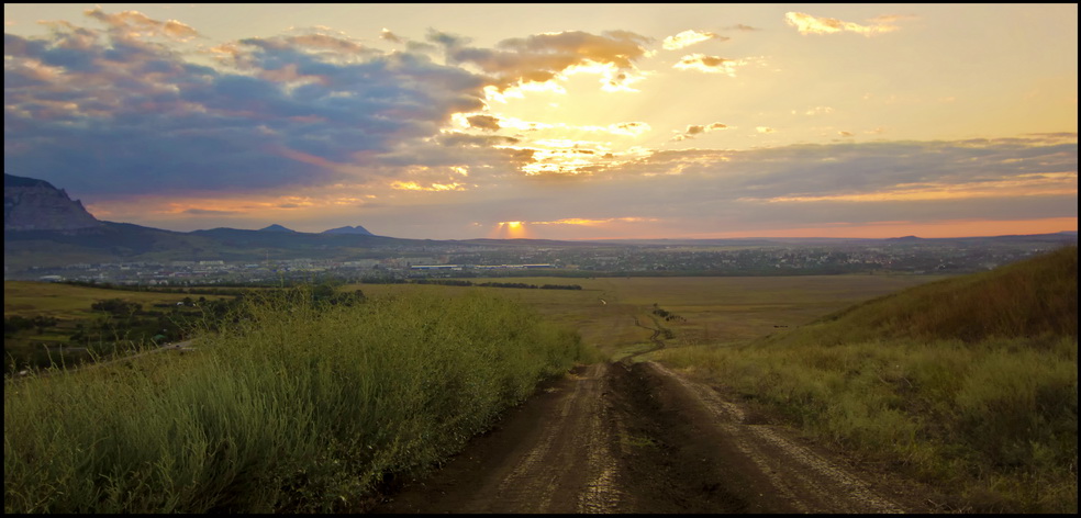 photo "***" tags: landscape, sunset