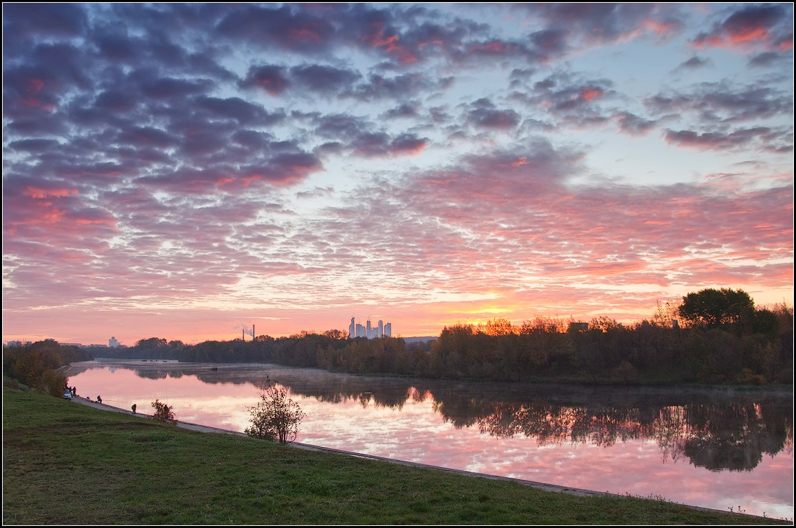 фото "осенний рассвет" метки: пейзаж, город, 