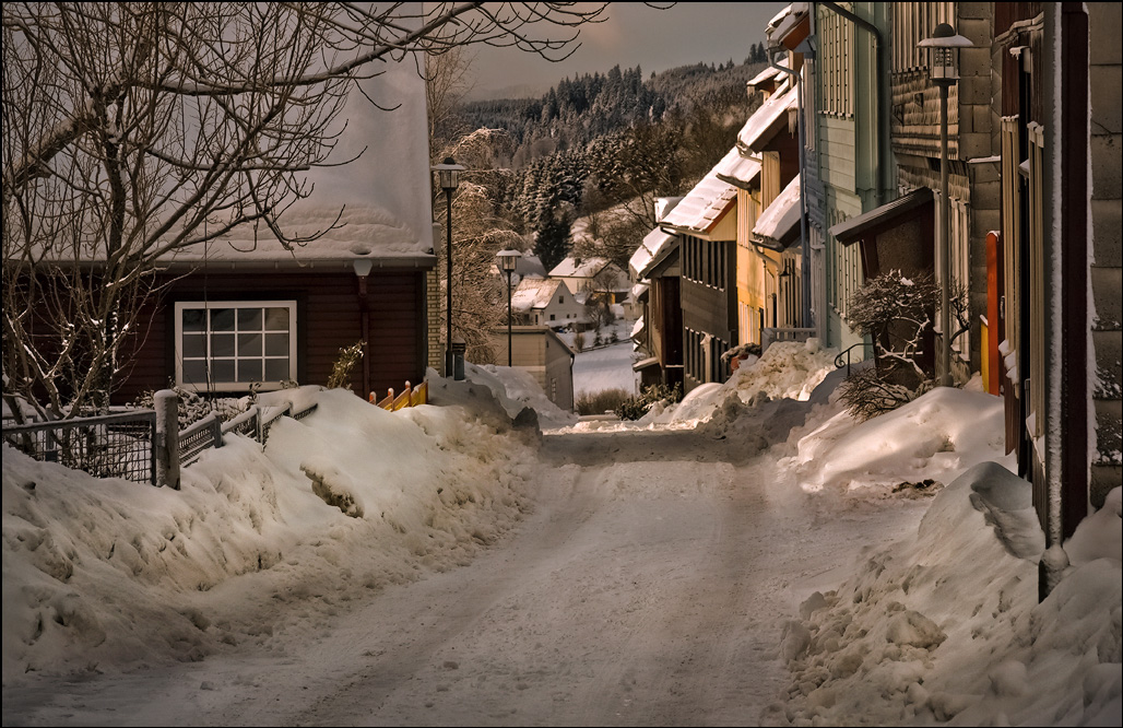 photo "One winter's day..." tags: landscape, snow, sun, winter, харц