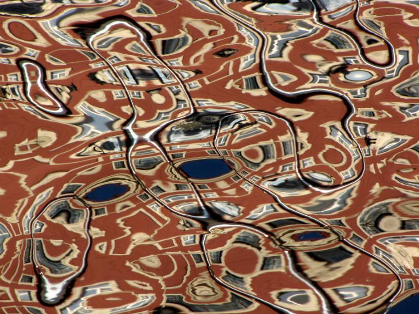 photo "aqua" tags: abstract, fragment, reflections, water