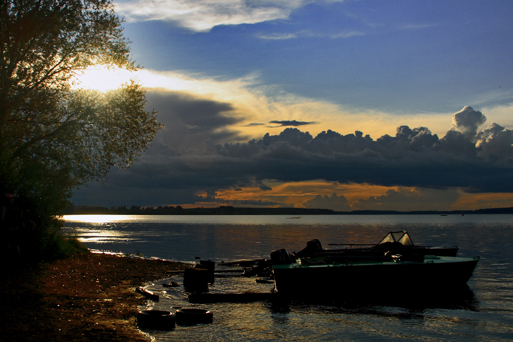 photo "***" tags: landscape, travel, genre, summer, sunset, water, Калязин