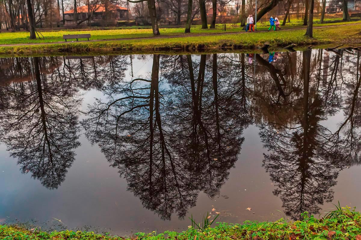 фото "Осенний парк..." метки: пейзаж, вода, осень, отражения