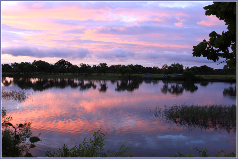 photo "***" tags: landscape, nature, reflections, summer, sunrise, water, краски.