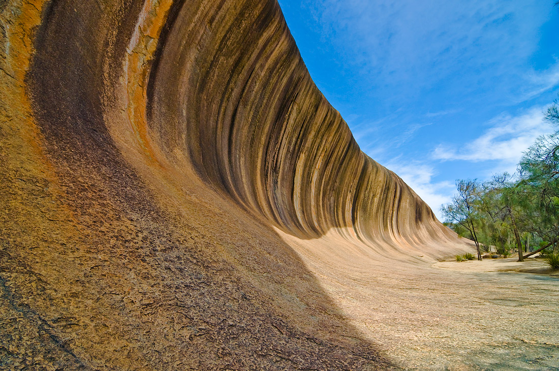 фото "Wave Rock" метки: пейзаж, wave, небо, скалы