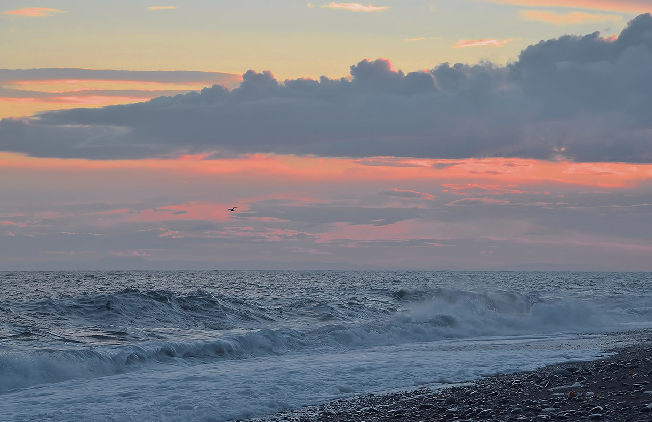 photo "***" tags: , clouds, sea, sunset