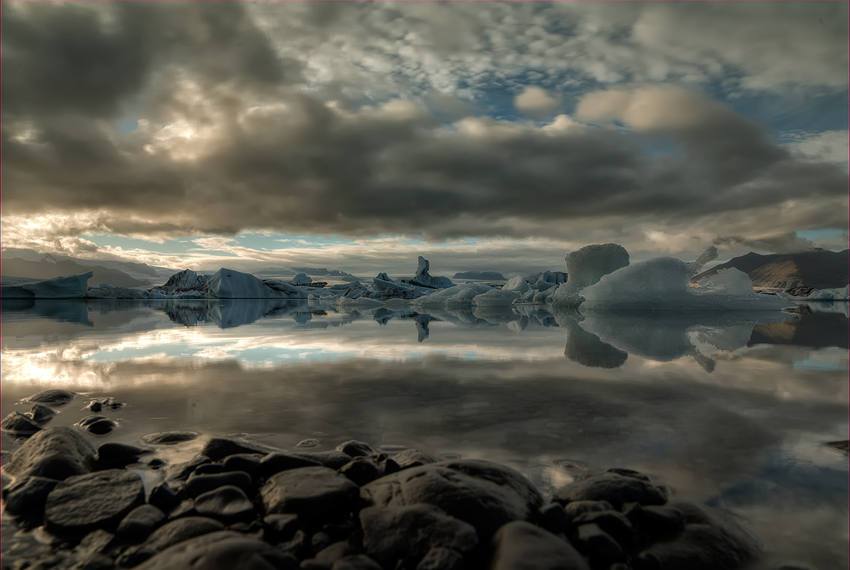 photo "***" tags: landscape, Europe, Ice, clouds, lake, sunset, water