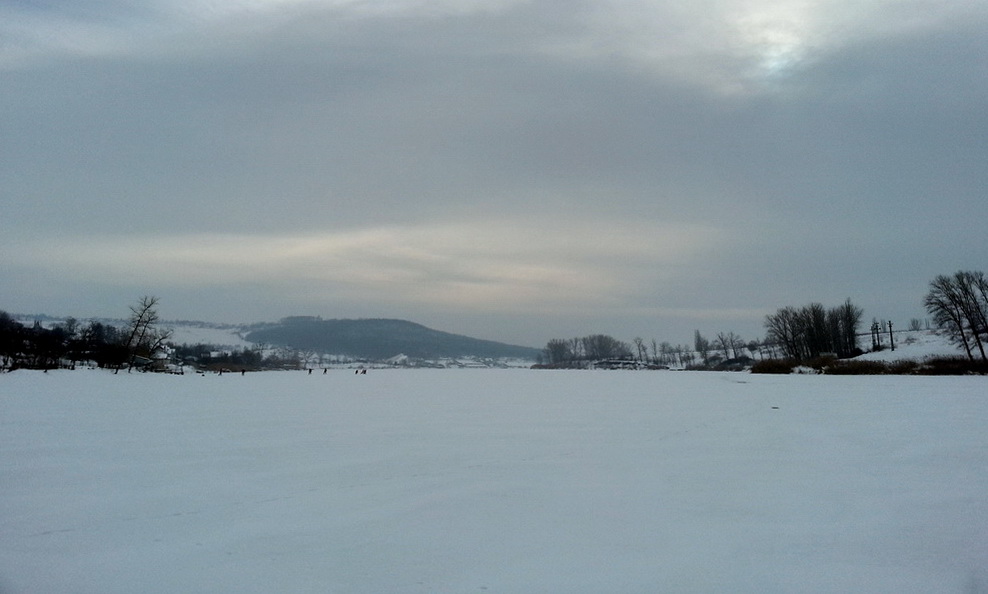 photo "Hidden sun" tags: landscape, Europe, tree, water, winter