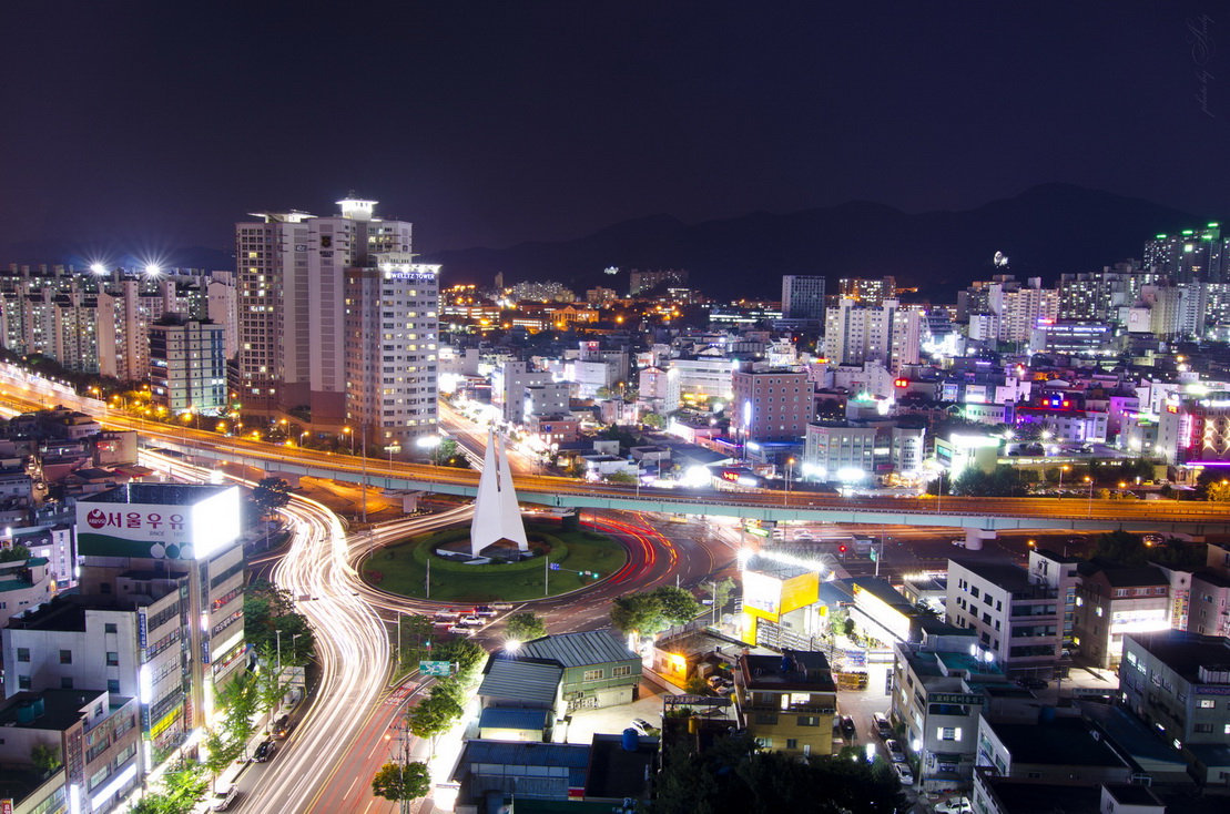 photo "***" tags: city, landscape, night, корея